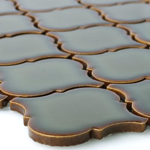 Keramik Mosaik Fliesen Trier Florentiner Grün Gesprenkelt Glänzend Wand- Boden