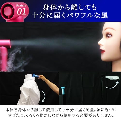 ドクターエア 公式ストア エアロジェット GFA-01 (ギフトセット) (ピンク) ハンディファン ミニファン 熱中症対策 暑さ対策 小型