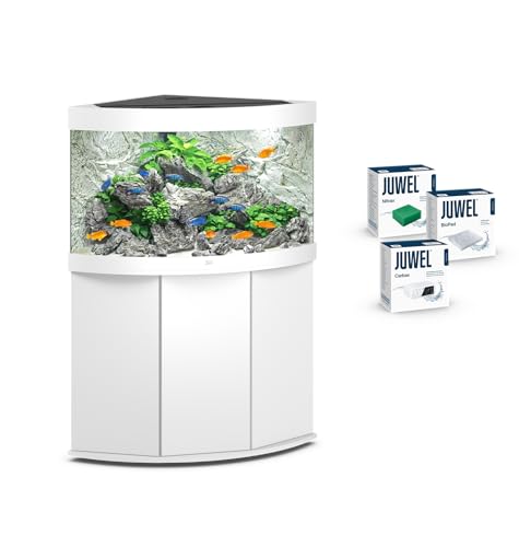 JUWEL Aquarium - Trigon 190 Kombination Weiß Premium-Bundle
