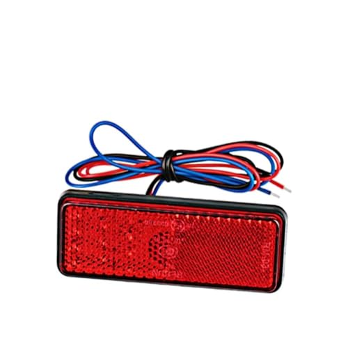 Reflector rectangular para evitar colisiones traseras en moto y camión 4