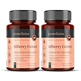 Heidelbeerextrakt 10,000 mg x 360 Tabletten (2 Flaschen) - 10 X mehr Anthocyanidine pro Tablette als die meisten Produkte der Konkurrenz - dazu noch 5 mg Piperin für 300% bessere Absorption