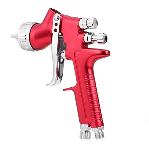 Wide-variërend Professionele spuitpistool Rode HVLP Auto-verfpistool 1.3mm Automotive Gravity Feed Painting Tools… - Image 6