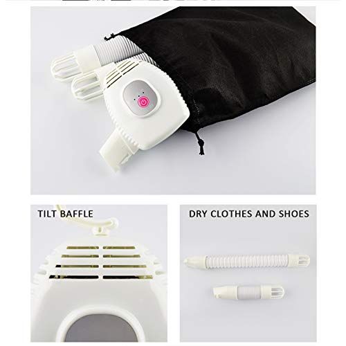 Secador eléctrico portátil para ropa y calzado plegable miniatura 5