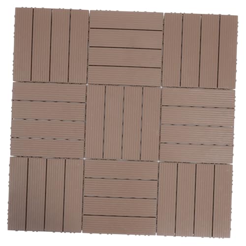 OSALADI 11pezzi Piastrelle Interlocking Imitazione Per Resistente e Facile Installazione Per e