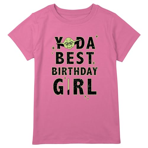 STAR WARS Girl's Yoda Best Birthday Girl T-Shirt