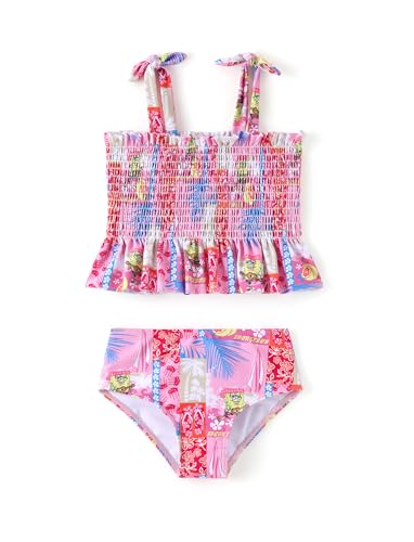 Image of SPONGEBOB SQUAREPANTS Family Matching Swimwear Set, UPF 50+ Quick-Dry Beachwear for Girls，Boys,Women & Men, Multicolor