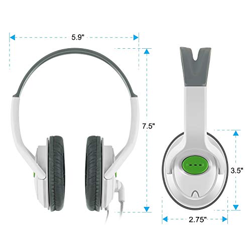 Insten Gaming Headset Headphone with Mic Compatible with Xbox 360 Wireless Controller, White - Thumbnail 6