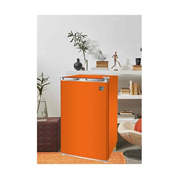 RCA RFR321FR320/8 IGLOO Mini Refrigerator, 3.2 Cu Ft Fridge, Orange The Home Kitchen Store