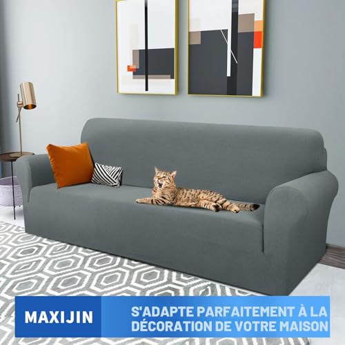 Housse canapé 3 places extensible antidérapante MAXIJIN