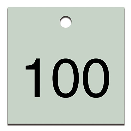 Marquage permanent pour inventaire avec étiquettes gravées 76 à 100