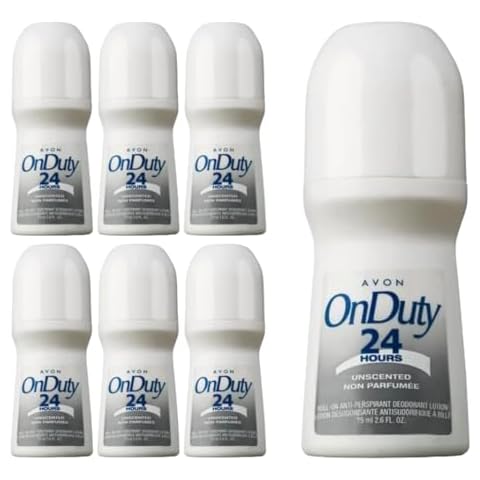 Avon On Duty 24 hours Original Roll On Antiperspirant Deodorant 2.6 fl.oz. Lot 6 pcs. Cover