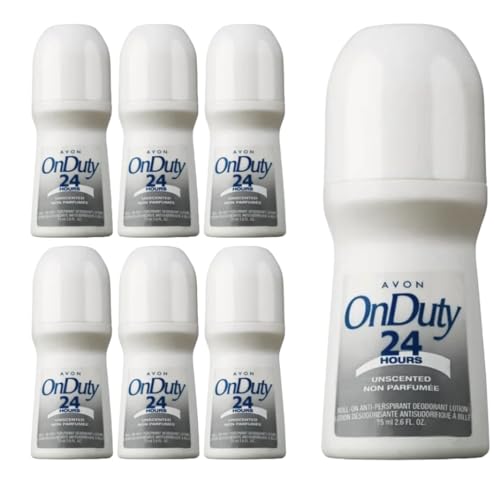 Avon On Duty 24 hours Original Roll On Antiperspirant Deodorant 2.6 fl.oz. Lot 6 pcs.