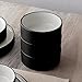 Noritake ColorTex Stone Black 12-Piece Dinnerware Set, Service for 4