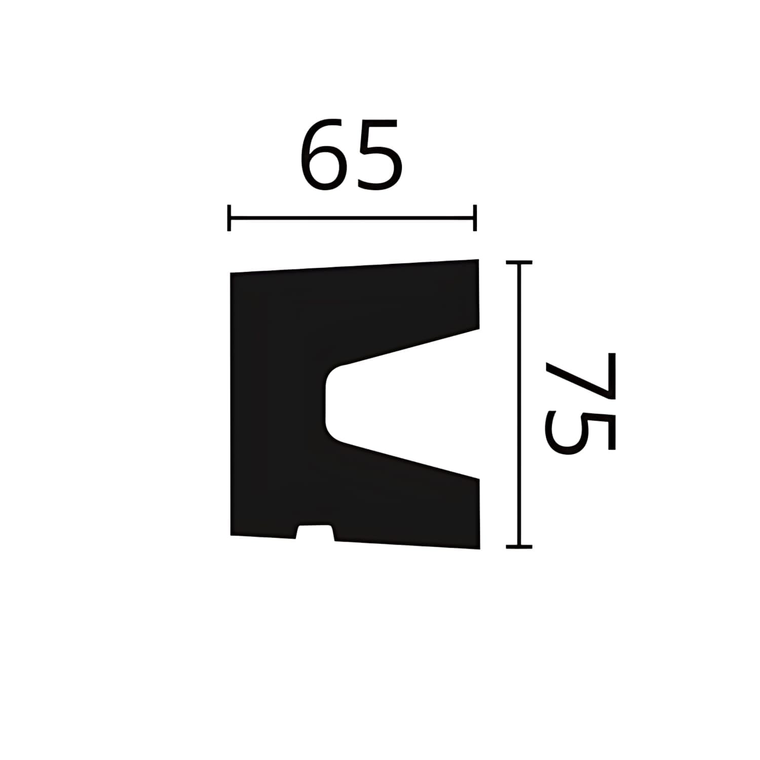 FA15 DOMOSTYL - Davanzali per finestre - 75 x 65 x 2000 mm - NOËL & MARQUET - un marchio di NMC - Poliuretano