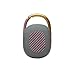 JBL Clip 4 - Portable Mini Bluetooth Speaker, big audio and punchy bass, integrated carabiner, IP67 waterproof and dustproof, 10 hours of playtime, speaker for home, outdoor and travel (Grey)