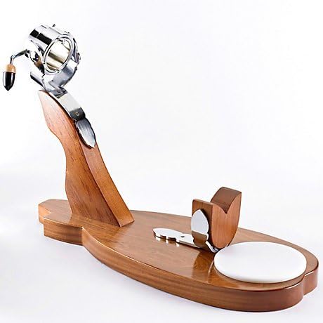 Don Paulino Pantaleon Supreme Hardwood Ham Holder with Swivel Grip