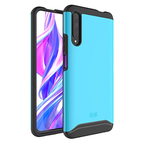 TUDIA Honor 9X Funda, [Merge] Doble Capa de absorción de Impactos de Grado Militar Probada con caída Slim Fit Protective Precise Cutouts Funda de teléfono para Huawei Honor 9X (Blue)
