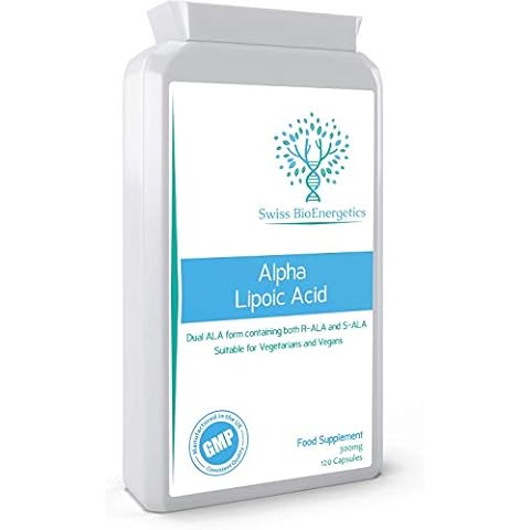 Alpha Lipoic Acid 300mg 120 Capsules - Dual ALA (Both R-ALA and S-ALA) - UK Manufactured Cover