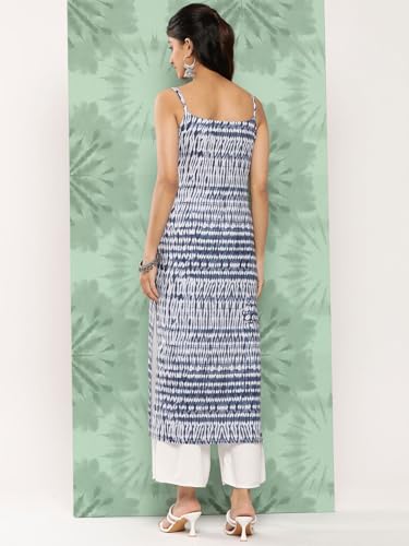 Image of Varanga Women Silk Printed Kurta Set