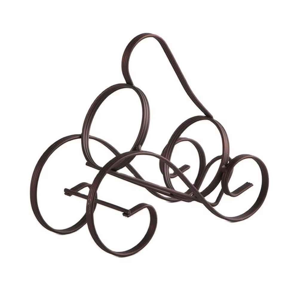 Vjsujehgy Wine Rack Freestanding Wine Holder,Single Bottle Rack Countertop Wine Storage Holder Protector for Red Wine for Home Bar