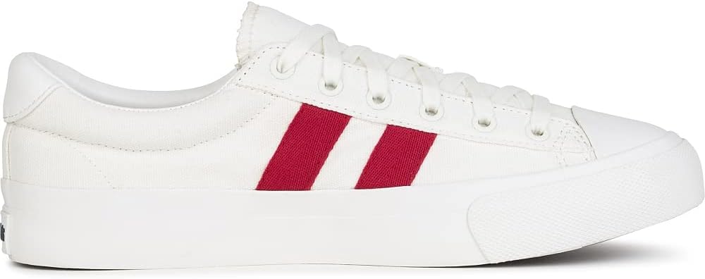 PRO-Keds Men's Royal Plus Lace Up Fashion Sneaker, White/Red Canvas, 4.5 - Image 4