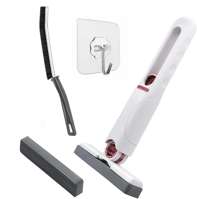 WANOTTA Mini Mop for Kitchen Portable Mini Mop Self Squeeze Strong Absorbent Magic Wiper for Kitchen Small Sponge Mop Wet & Dry(1 Sponge Head + 1 Squeeze Handle + 1 Gap Brush + 1 Adhesive Hook) (B0CHMPFB4C) Amazon Price History, Amazon Price Tracker