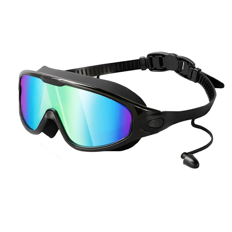 Lunettes de natation anti-buée et anti-fuites avec vision panoramique 180°