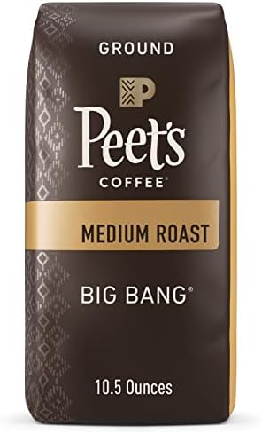 Peet's Coffee, Medium Roast Ground Coffee - Big Bang 10.5 Ounce Bag