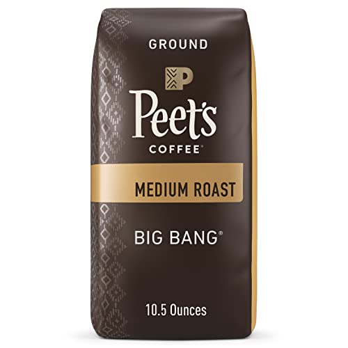 Peet's Coffee, Big Bang - Medium Roast Ground Coffee - 10.5 Ounce Bag