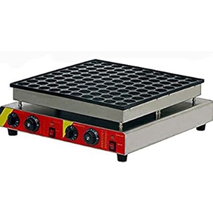 hanchen Instrument? np-545 Commercial 100 Automatische Poffertjes Grill Dutch Mini Pfannkuchen Waffel Maker/Baker/Maschine 110V silber