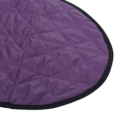 Tapete de espuma dobrável impermeável Tongina almofada de assento com bolsa de bolso - roxo