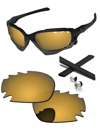 Image of Replacement Lenses for Oakley Racing Jacket /Jawbone Vented OO9171 62mm - Precision Fit, UV Block & Impact Resistant