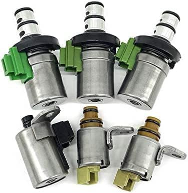 OEM 4F27E Transmission Shift EPC PWM Solenoid Kit Compatible with Mazda 2 3 5 6 CX-7 MPV 48420K-R FN4A-EL 6 pcs