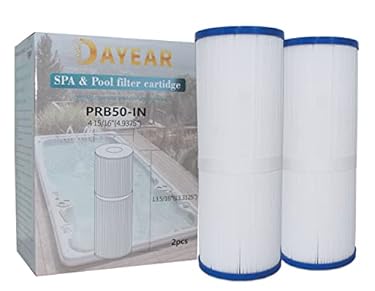 AMAZON - DEYEAR Hot Tub/Spa Filter Cartridge Replacement for Pleatco PRB50-IN, PRB501N, Unicel C-4950, Filbur FC-2390, Dynamic 03FIL1600, Pentair R173434, 50 sq. ft. Spa Pool (2 Pack)