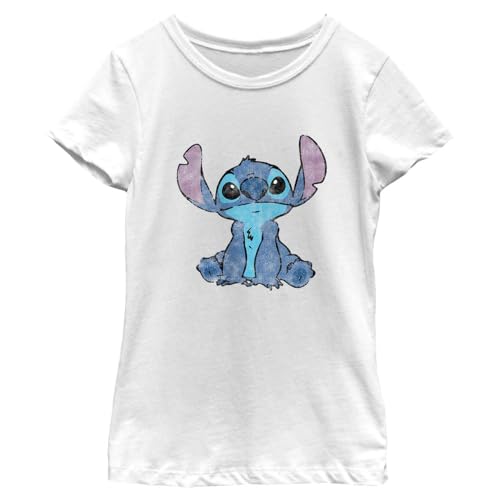 Image of Disney Simply Lilo and Stitch Shirt for Girls, Solid Crew Tee