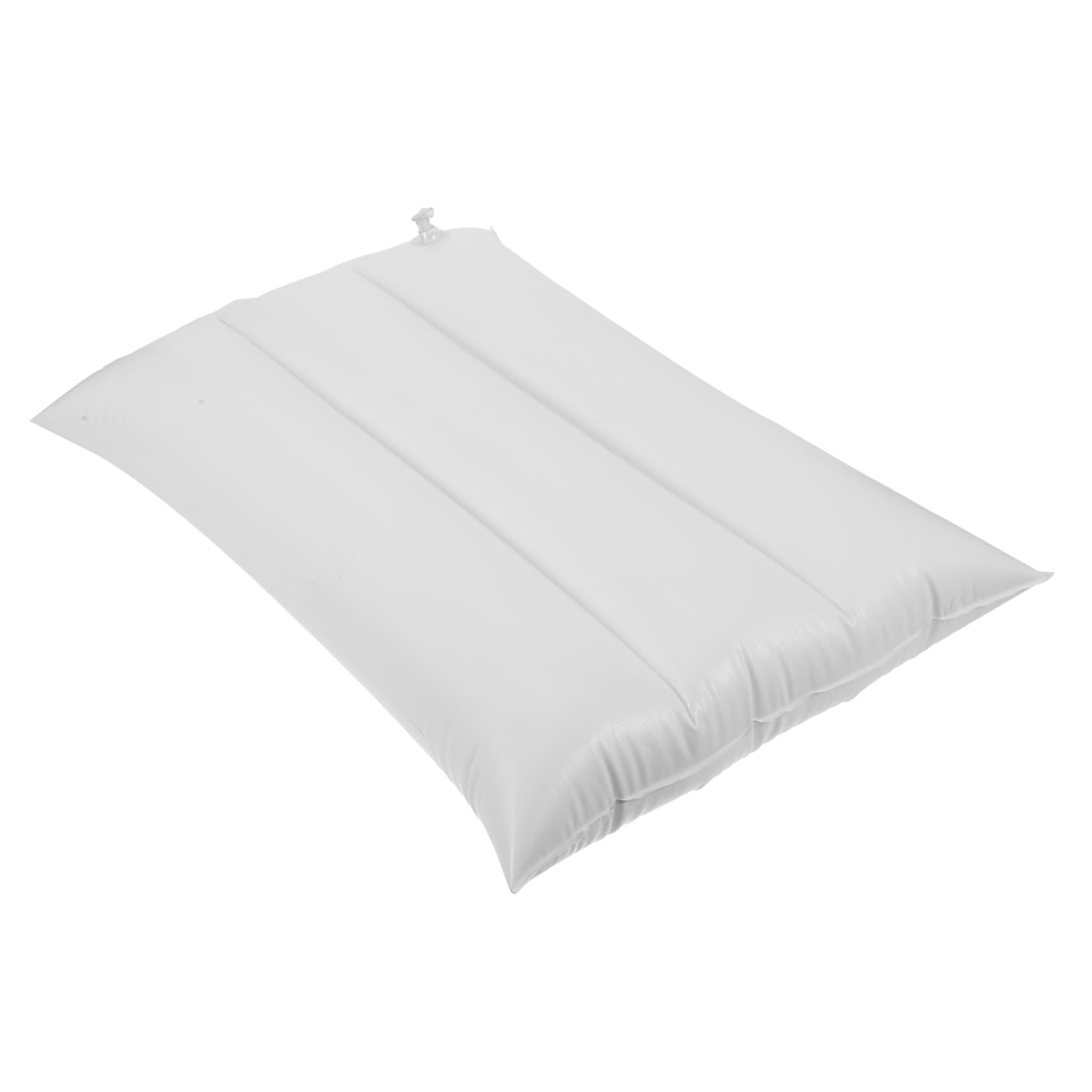 KOMBIUDA Adjustable Air Pressure Inflatable Pillow for Outdoor Hiking Travel Leg Pad White Easy to Clean