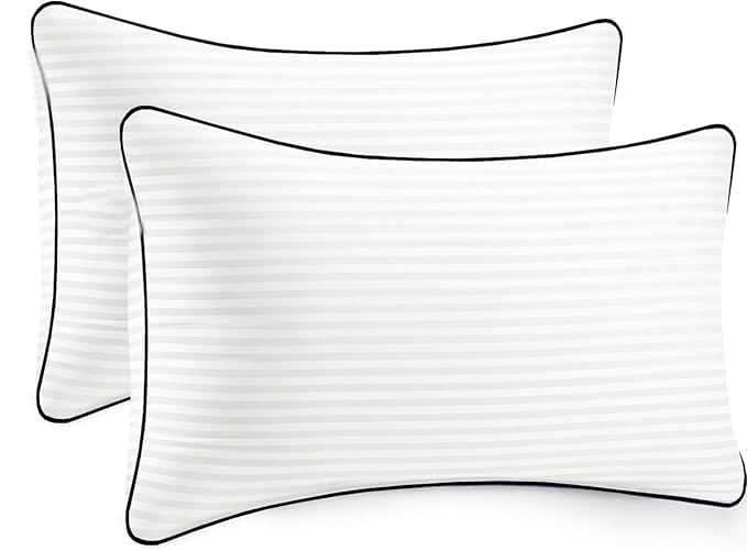 Travel Contour Memory Foam Pillow, Cervical Pillow for Neck Pain Relief, Neck Orthopedic Sleeping Pillows for Side, Back and Stomach Sleepers. (2)-image-33