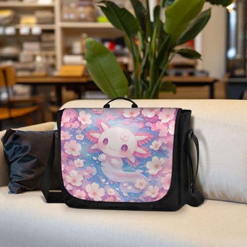 Casual Flap Crossbody Bag for Women Large Messenger Bag Vintage Men Shoulder Satchel Handbag for 15inch Laptop2