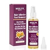 Hair Adhesive Fast Remover 4oz/120ml, Tape in Extension Remover, Wig Glue Remover Spray to Remove Hair Tape and Wig Glue