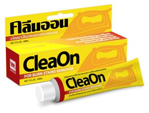 Cleaon : Hot Iron Cleaner (2 Fl.Oz), Stains Remover for all type of iron and pressing machine surfaces with the coating for smoother ironing