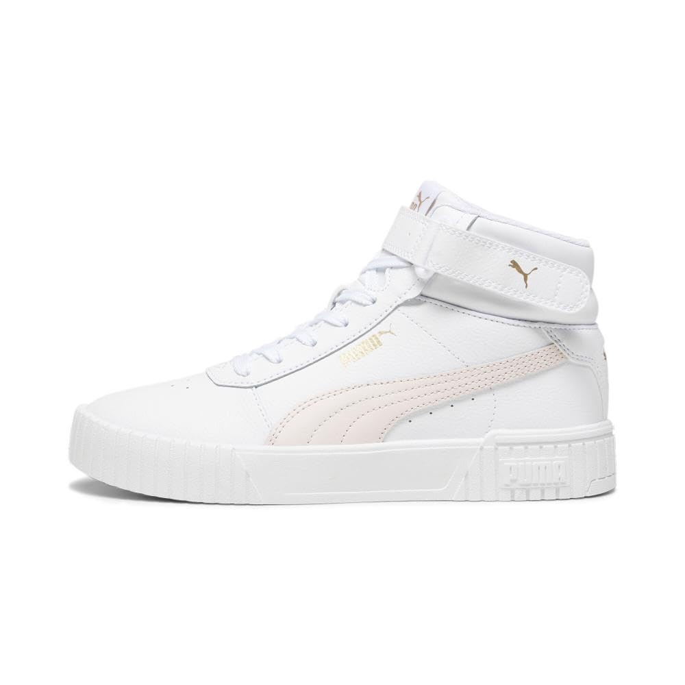PUMA Damen Carina 2.0 Mid Turnschuhe, Puma White Frosty Pink Puma Gold, 38 EU
