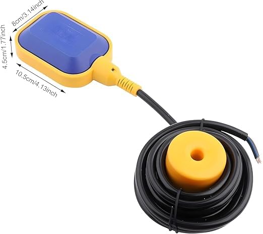 LAXMO 10A Float Switch Sensor for Water Tank 3 Mtr Cable wire Length | IP 68 | 50/60 Hz | Automatic Water Level Controller 2