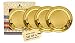 SATVIK 6 Pc Set Pure Brass Pujan Prasad Bhog Thali Mandir Temple Indian Hindu Rituals Diwali Festive Kahnaji Bhog Puja Plate Indian Housewarming Return Gift Items Bulk