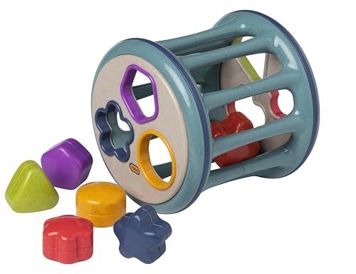 Image of Tolo Rolling Shape Sorter Interactive Toy for Baby 12M+ | 6 Colorful Shape | sorting toys, color & pattern recognition, rattle sound, baby toys, fine motor, STEM, early development, gift for infants