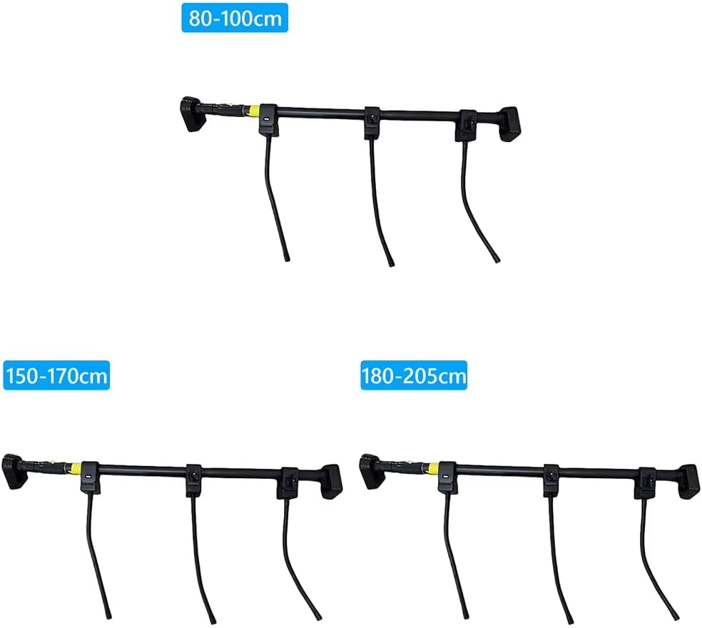 Front Door Garland Hanger, 32"-80" 3 Sizes Front Adjustable Garland Hanger for Door Frames Decorative Hangers, Easy Installation Christmas Wreath Tension Rod for Door Frame M