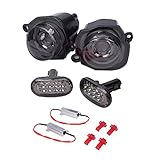 新型 ジムニー サイドマーカー ウインカー 左右 セット ジムニーシエラ JB64W JB74W LED ライト ランプ KnightraidB KRB204 (フロントウインカー（スモーク）+サイドウインカー（スモーク）)