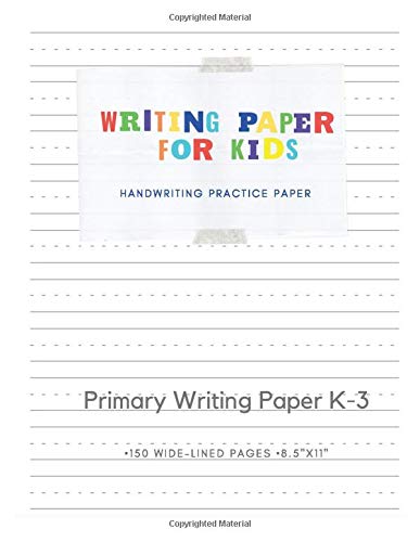 Buy Writing Paper For Kids | Handwriting Practice Paper | Grades ...