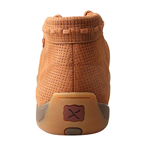 Image of Twisted X Men's Chukka Leather Driving Mocs, Saddle, 14 M