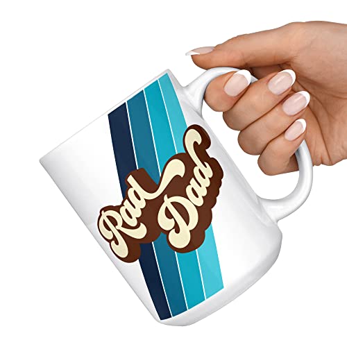 Taza Retro Rad Dad de Cerámica 15oz miniatura 3