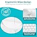 Falatong Gentle Pet Eye Wipes, Hypoallergenic Tear Stain Remover for Cats and Dogs, 100 Count Unscented Cleaning Pads with Adequate Fluid Content